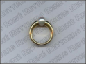 Gelbgold Perlspannring
