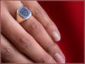 antik 13x10,5mm mit leicht-taillierter Ringform
