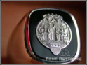 antiker Onyx schwarz mit Reliefwappen