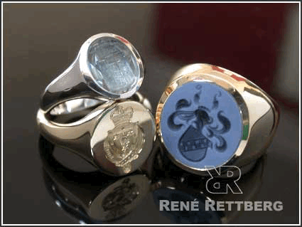 Ihr Siegelring Spezialist René Rettberg - Hochwertige Siegelring und Wappenring Anfertigung in unserem Goldschmiede Meisteratelier Hochwertige Siegelring und Wappenring Anfertigung in unserem Goldschmiede Meisteratelier. Wappengravuren in anspruchsvoller Qualität seit 1999.